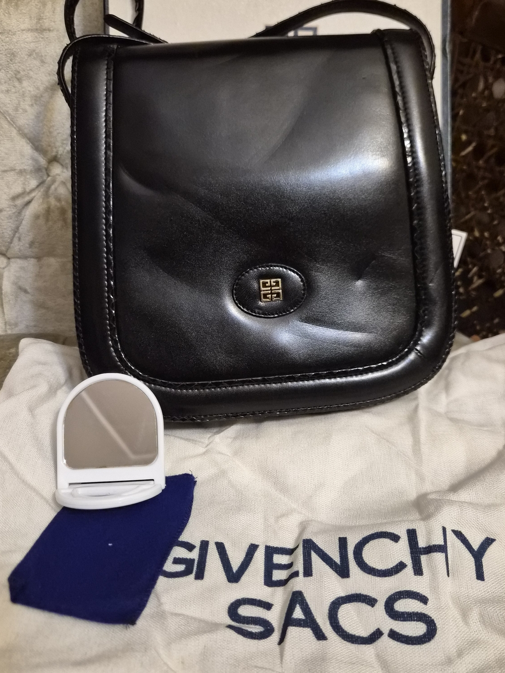 Givenchy Black Leather Crossbody Bag
